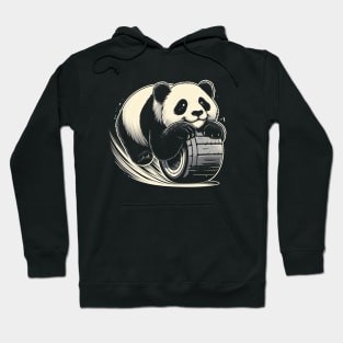 A Cute Panda Rolling Hoodie